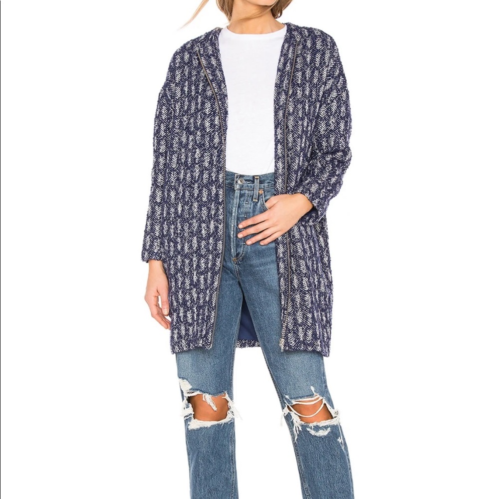 Tularosa front zip coat